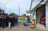 消防団第10部　消防車入魂式